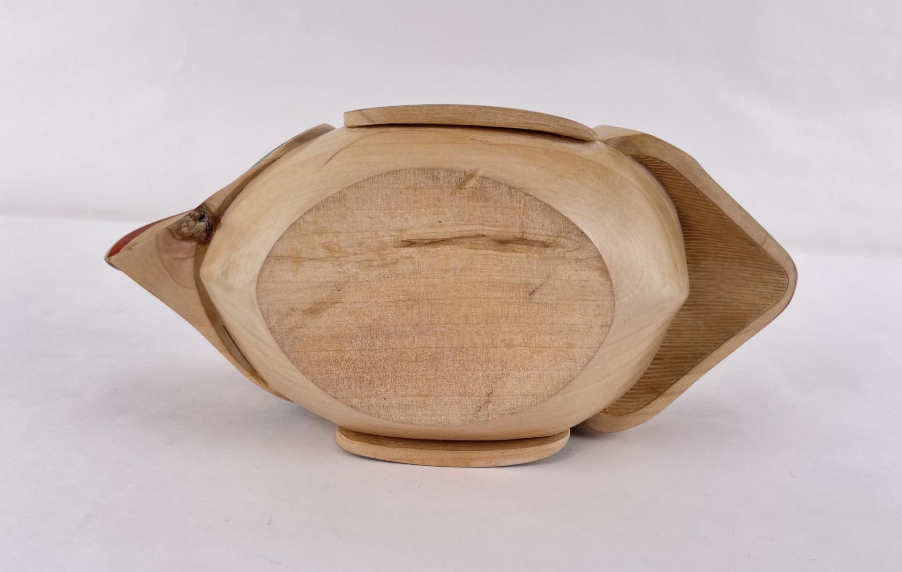 Haida Northwest Coast Indian Wood Grease Bowl