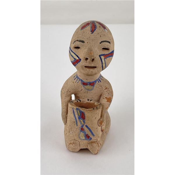 Tesuque Pueblo Indian Pottery Rain God