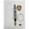 Image 2 : Collection of Sterling and Costume Jewelry