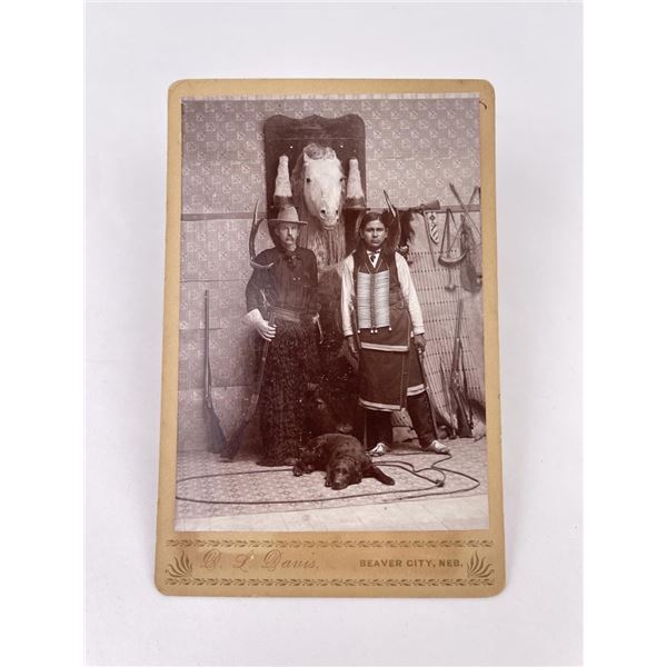 Indian Wars US Cavalry Officer and Indian Scout