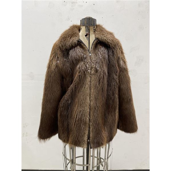 Beautiful Custom Made Beaver Fur Jacket