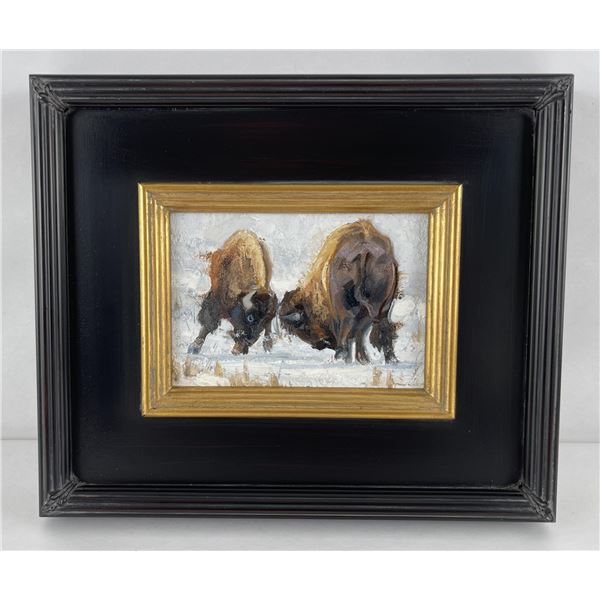 Colter May Montana Buffalo Painting