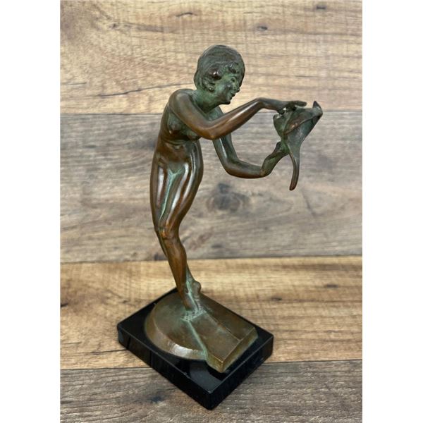 Louis Chatel Rosenthal Art Nouveau Bronze