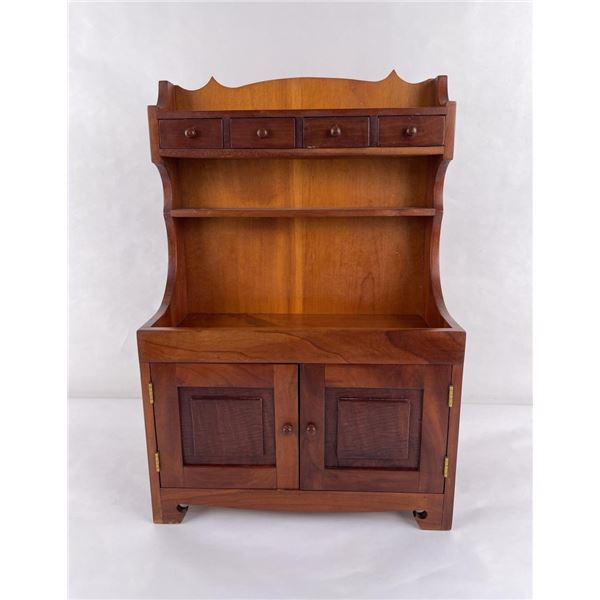 Miniature Salesman Sample Folk Art Dry Sink