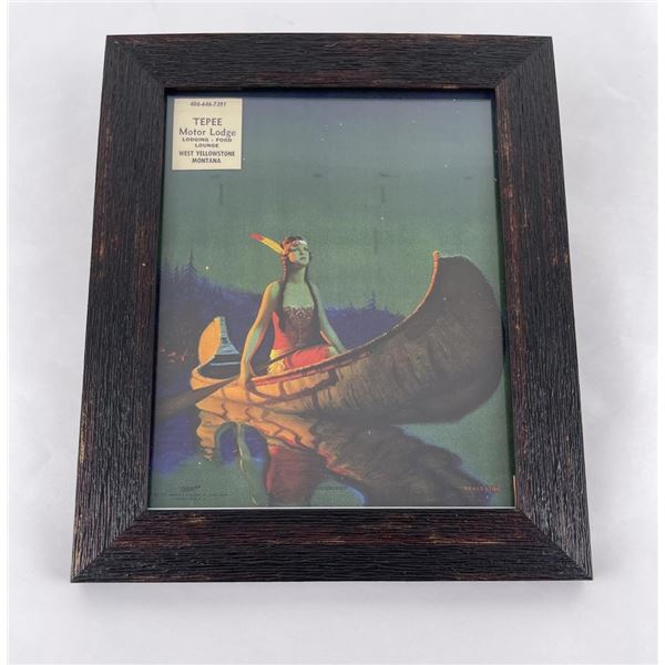 Montana Indian Maiden Print