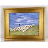 Image 1 : Sean Wu Oil on Canvas Cowboy Painting