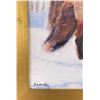 Image 2 : Sean Wu Oil on Canvas Fox Painting