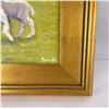 Image 2 : Sean Wu Oil on Canvas Lambs Painting