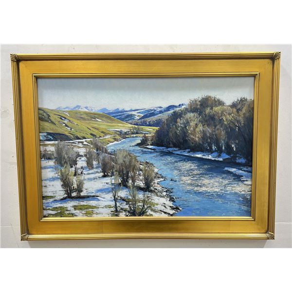 Taylor Lynde Montana Spring Embrasure Oil Painting