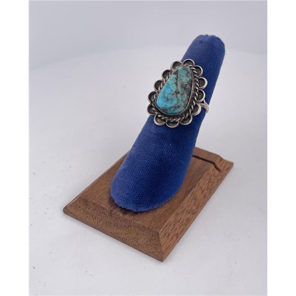 Navajo Turquoise Sterling Silver Ring