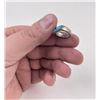 Image 3 : Zuni Turquoise Inlaid Sterling Silver Ring