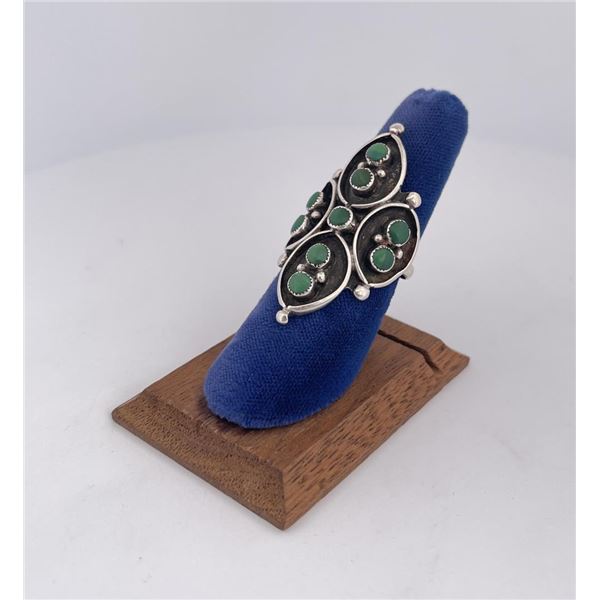 Fred Weekoty Zuni Sterling Silver Ring