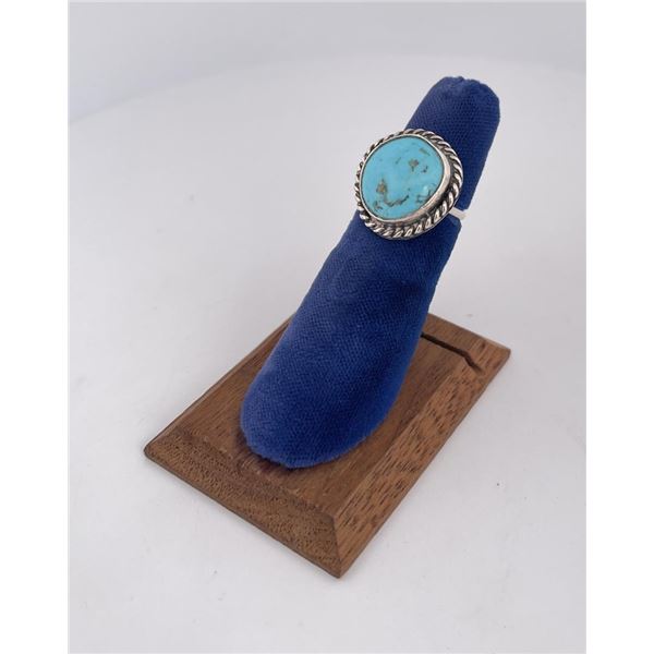 Navajo Turquoise Sterling Silver Ring