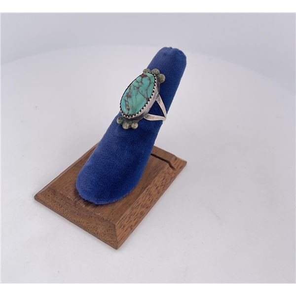 Navajo Turquoise Sterling Silver Ring