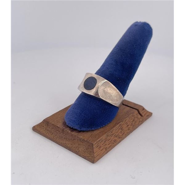 Taxco Mexico Lapis Sterling Silver Ring