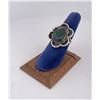 Image 1 : Navajo Malachite Sterling Silver Ring