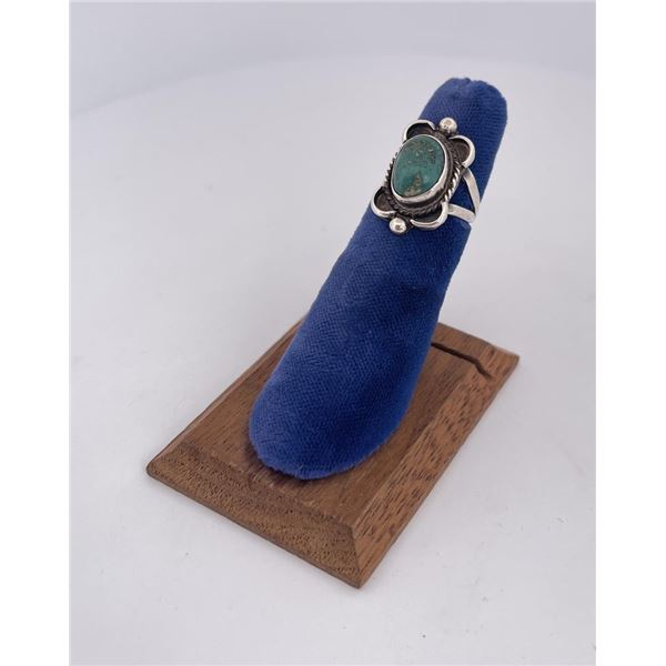 Navajo Turquoise Sterling Silver Ring