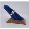 Image 2 : Zuni Inlaid Turquoise Sterling Silver Ring