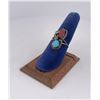 Image 1 : Navajo Turquoise and Coral Sterling Silver Ring