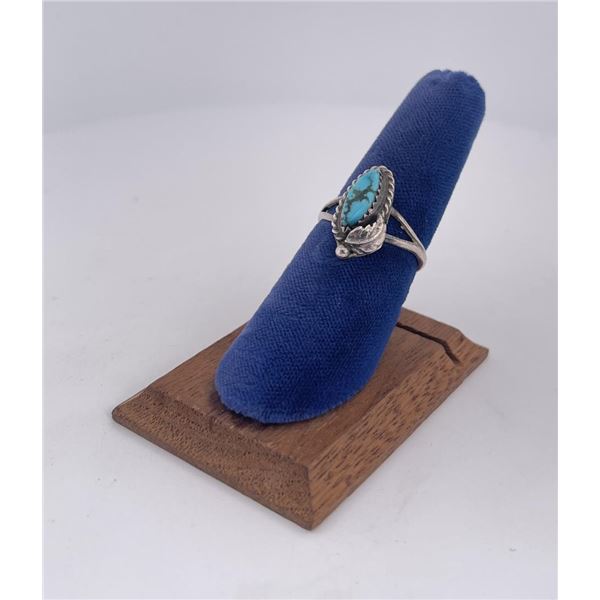 Navajo Turquoise Sterling Silver Ring