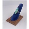 Image 1 : Zuni Inlaid Turquoise Sterling Silver Ring
