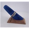 Image 2 : Zuni Chip Inlaid Sterling Silver Ring
