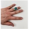 Image 3 : Israel Turquoise Sterling Silver Ring