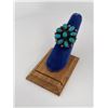 Image 1 : Zuni Petit Point Turquoise Sterling Silver Ring