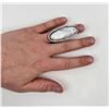 Image 3 : Zuni Sterling White Buffalo Turquoise Ring