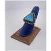 Image 1 : Navajo Turquoise Sterling Silver Ring