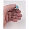 Image 3 : Navajo Turquoise Sterling Silver Ring