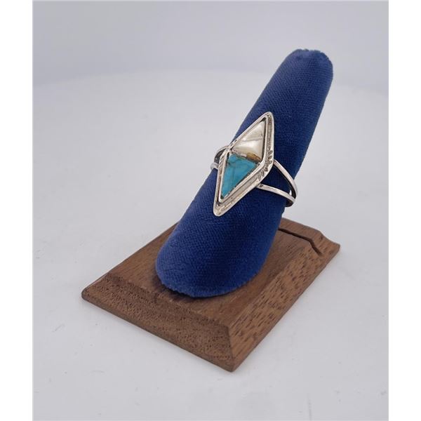 Zuni Turquoise Sterling Silver Ring