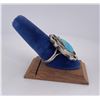 Image 2 : Navajo Turquoise Sterling Silver Ring