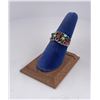 Image 1 : Multi Stone Sterling Silver Ring