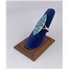 Image 1 : Zuni Inlaid Turquoise Sterling Silver Ring