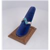 Image 1 : Zuni Inlaid Turquoise Sterling Silver Ring