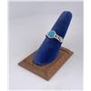 Image 1 : Turquoise Sterling Silver Ring
