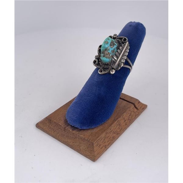 Navajo Turquoise Sterling Silver Ring