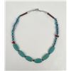 Image 3 : Southwest Turquoise Howlite Necklace