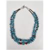 Image 3 : Southwest Turquoise Howlite Necklace