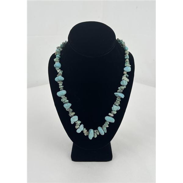 Southwest Turquoise Howlite Necklace