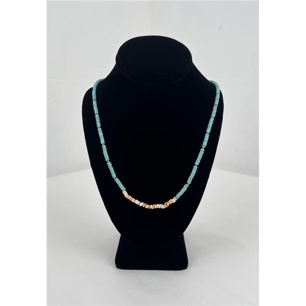 Southwest Shell Heishi Necklace
