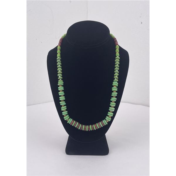 Southwest Green Howlite Necklace