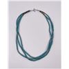 Image 3 : Southwest Turquoise Howlite Heishi Necklace