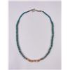 Image 2 : Southwest Turquoise Howlite Heishi Necklace