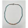 Image 2 : Southwest Turquoise Howlite Heishi Necklace
