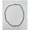 Image 3 : Southwest Turquoise Howlite Heishi Necklace