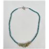 Image 2 : Southwest Turquoise Howlite Heishi Necklace