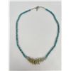 Image 3 : Southwest Turquoise Howlite Heishi Necklace