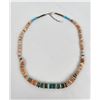 Image 2 : Southwest Turquoise Howlite Heishi Necklace